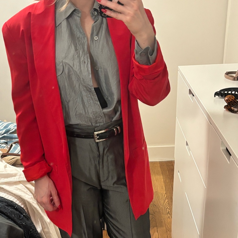Vintage 90s SILK blazer